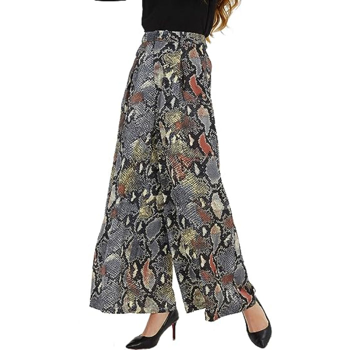 High Raised Casual Style Wide Palazzo Pants