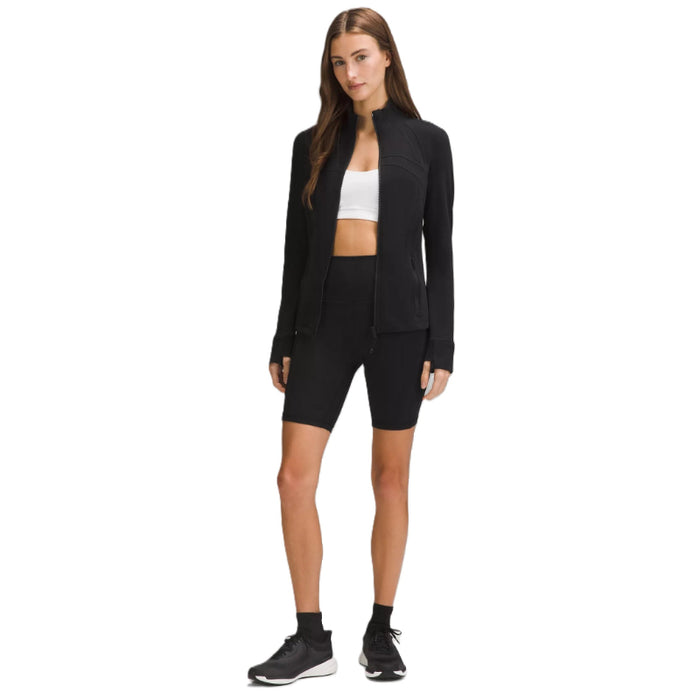 Sporty Sleek Noir Zip Up Jacket