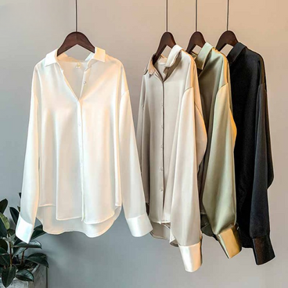 Long Sleeve Silk Shirt