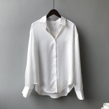 Long Sleeve Silk Shirt