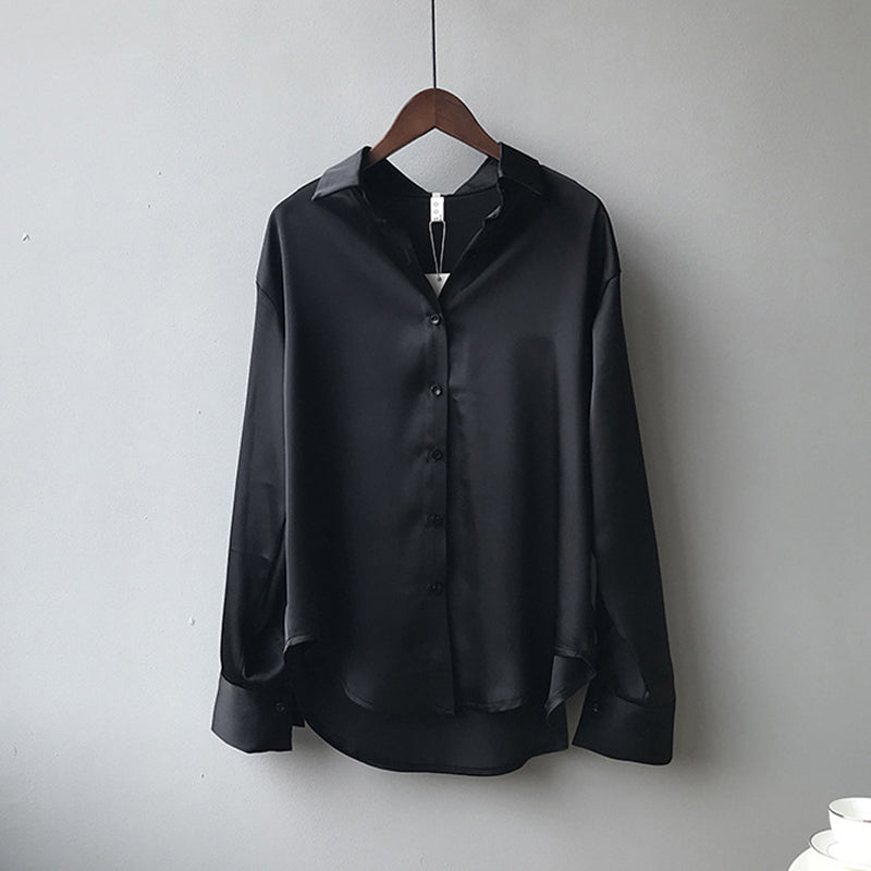 Long Sleeve Silk Shirt