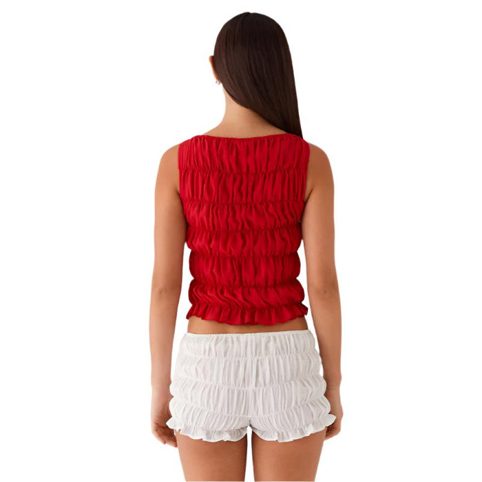 Messina Gathered Tank Top Ensemble