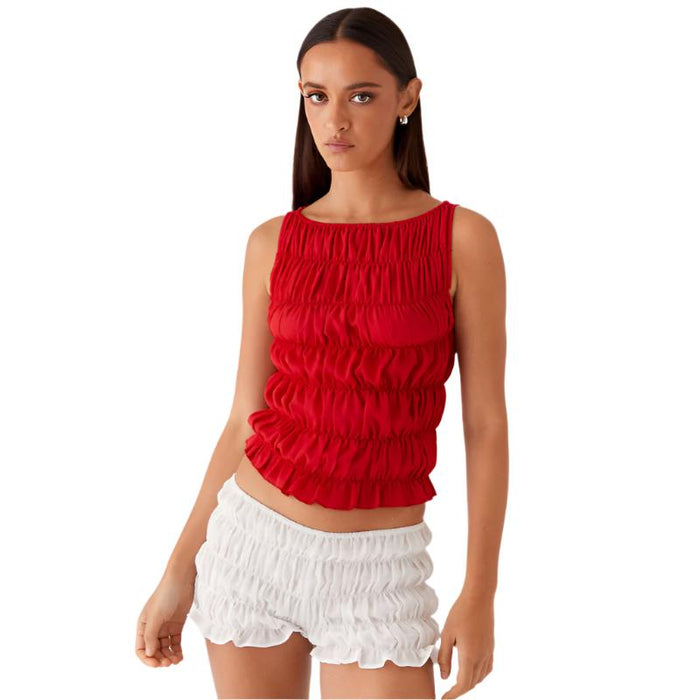 Messina Gathered Tank Top Ensemble