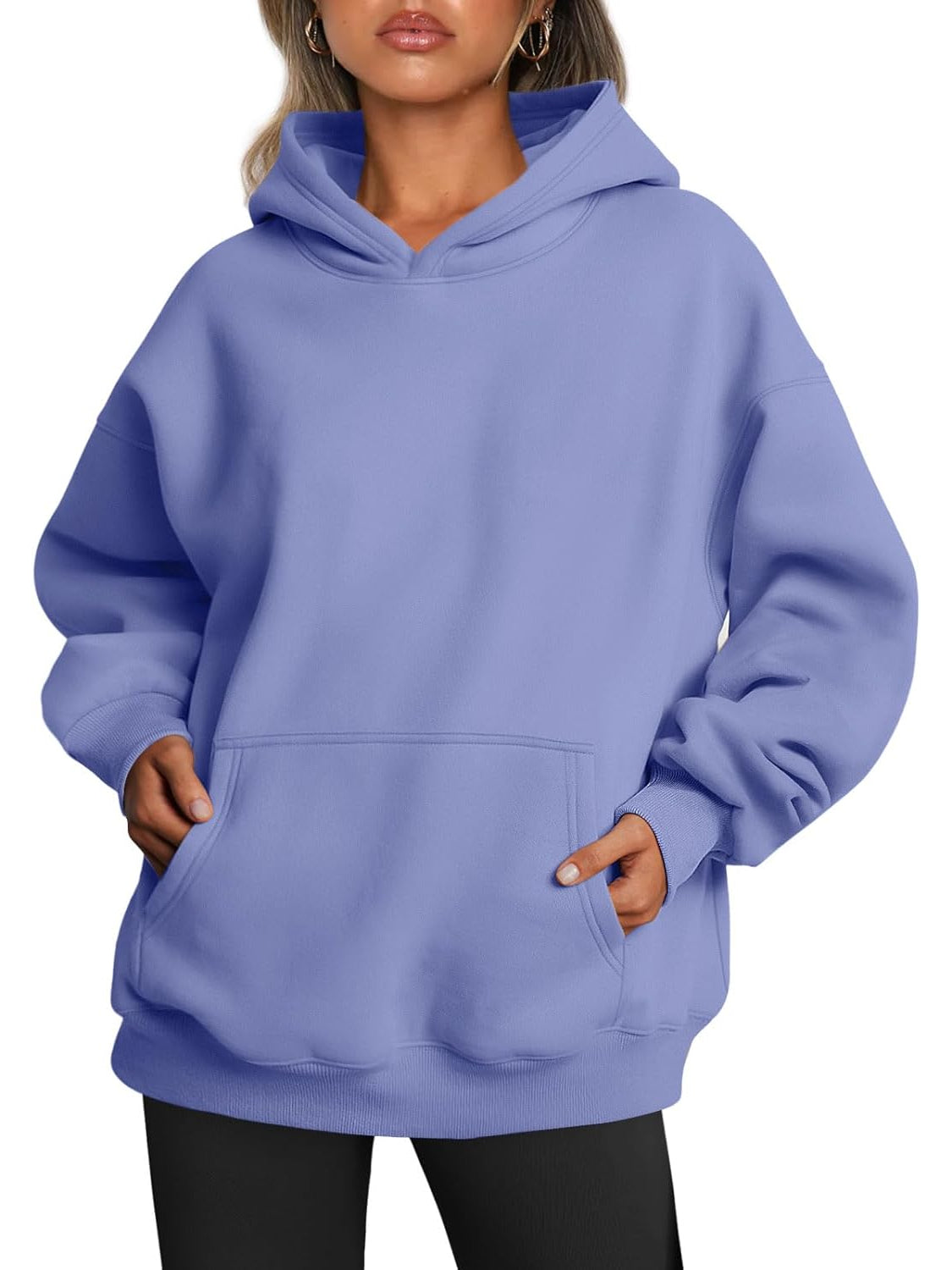 Oversized Fleece Hoodie For Woman