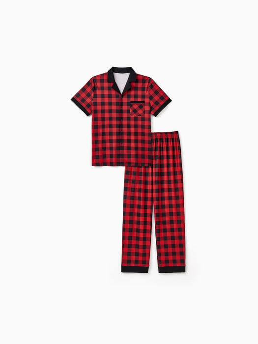 Plaid Family Matching Pajama Set