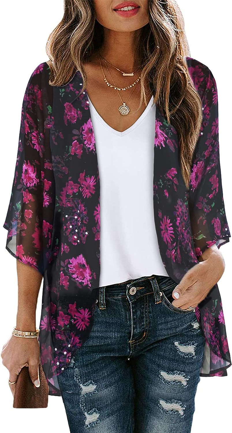 Printed Puff Sleeves Top