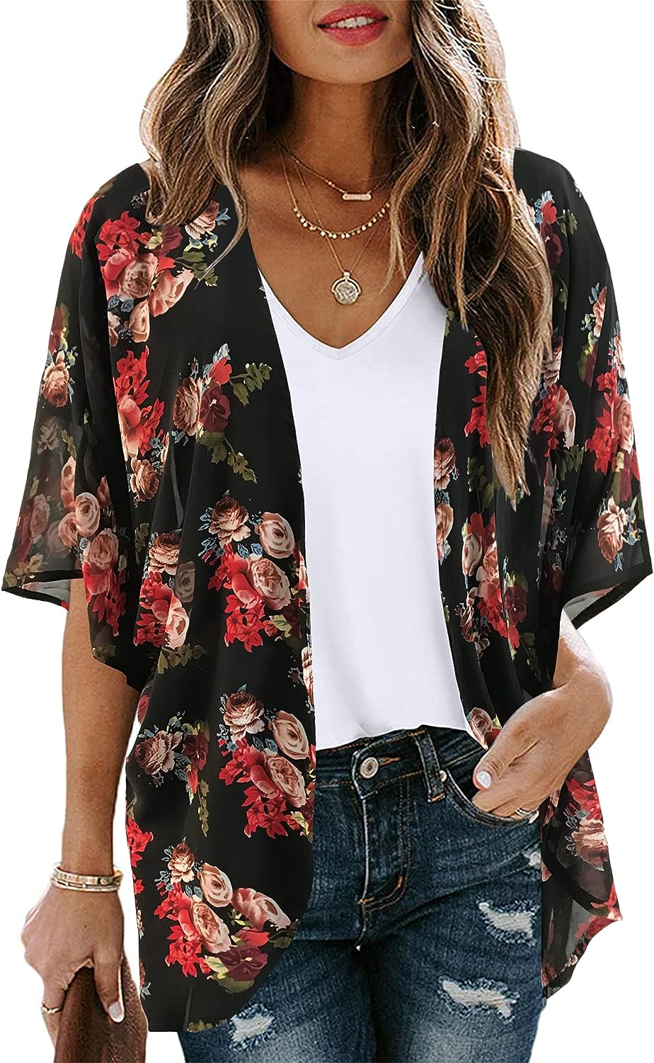 Printed Puff Sleeves Top