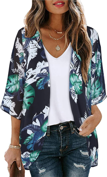 Printed Puff Sleeves Top