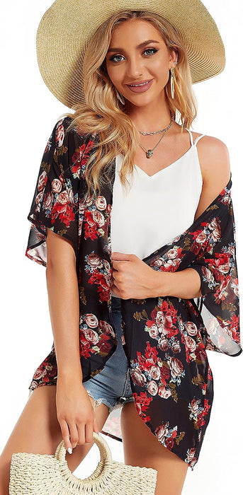 Printed Puff Sleeves Top