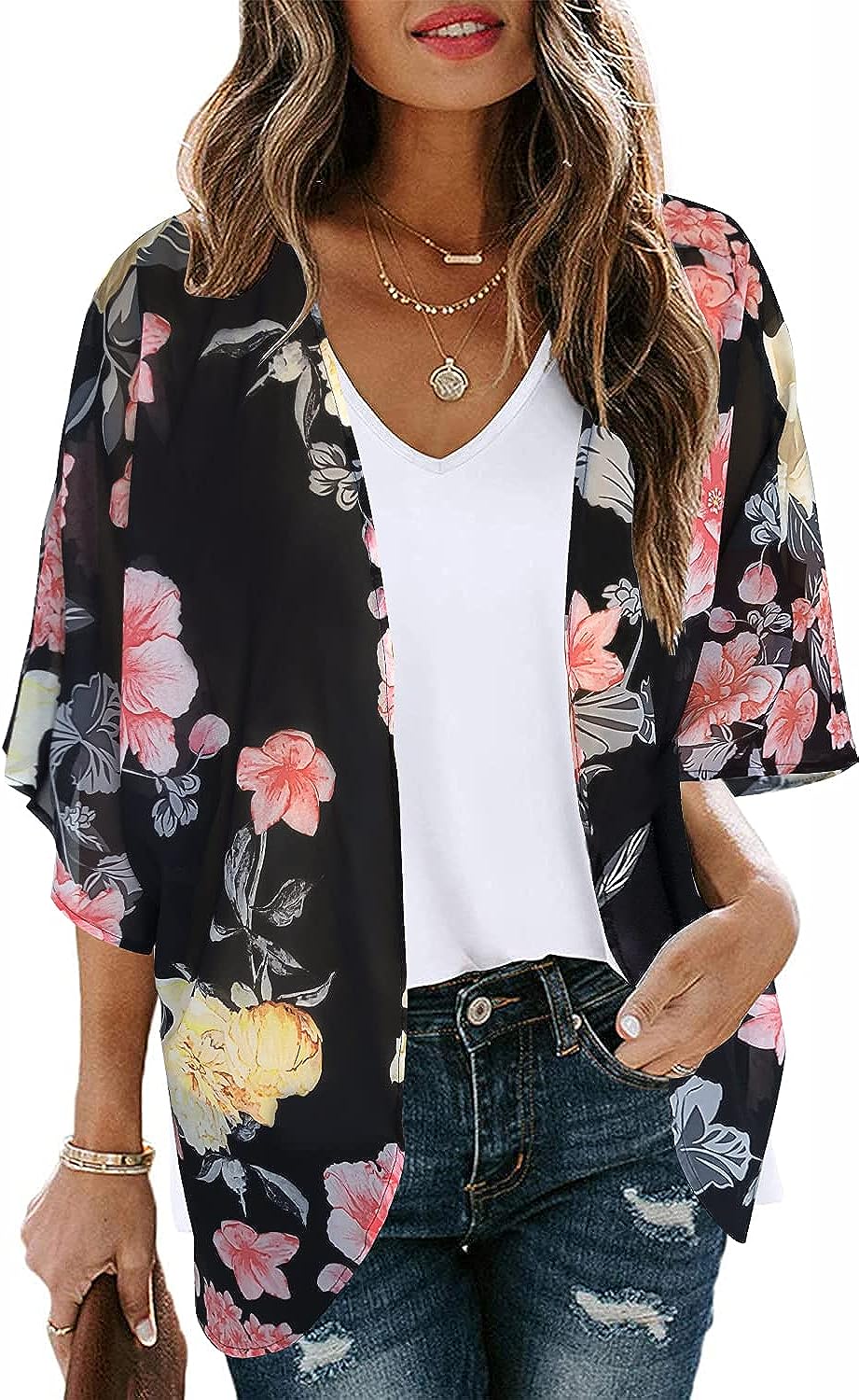 Printed Puff Sleeves Top