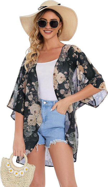 Printed Puff Sleeves Top