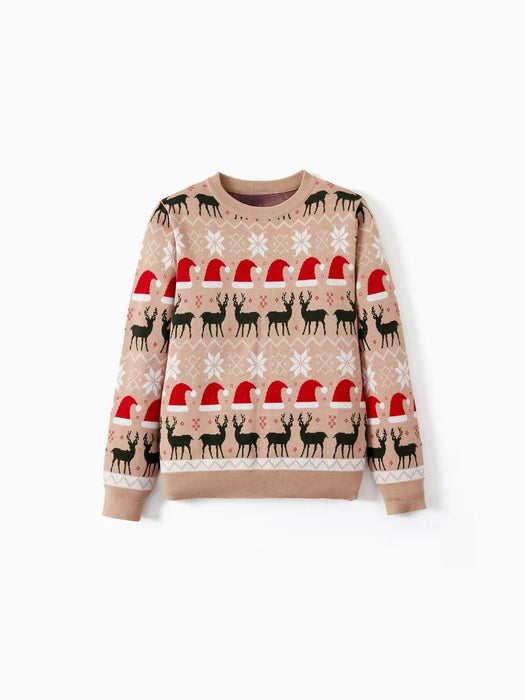 Reindeer Family Christmas Sweater