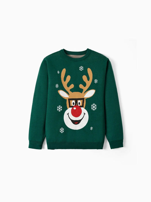 Reindeer Glasses Christmas Sweater