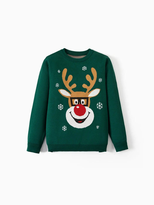 Reindeer Glasses Christmas Sweater