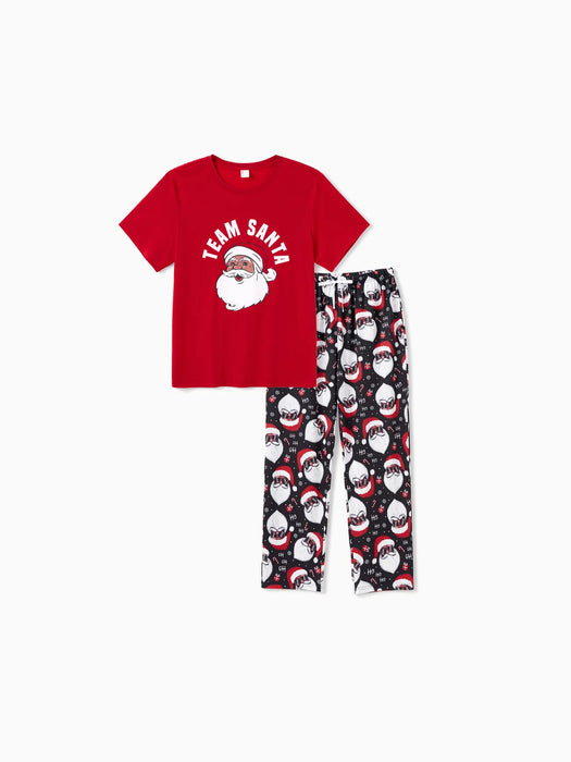 Santa Claus Graphic Family Matching Pajama Set