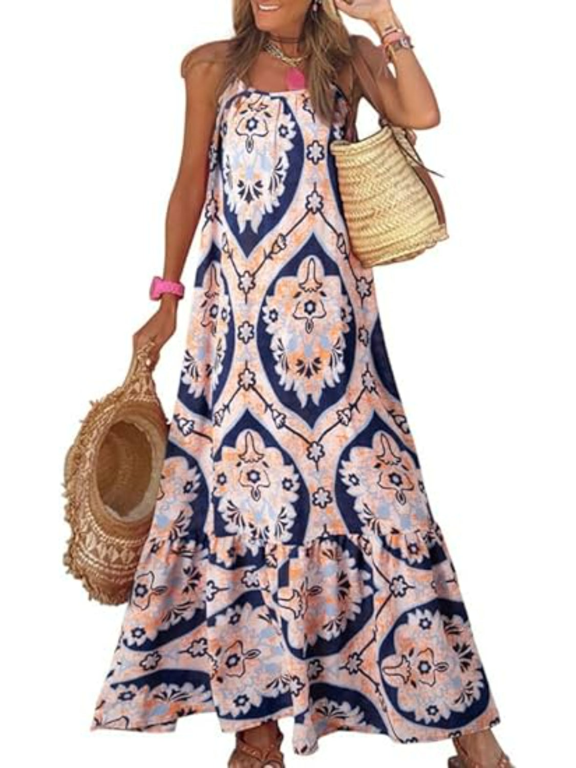 Spaghetti Strap Maxi Dress