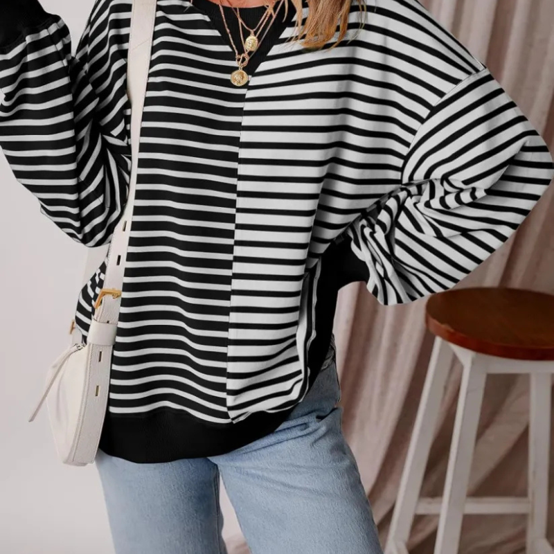 Everyday Striped Knit Sweater