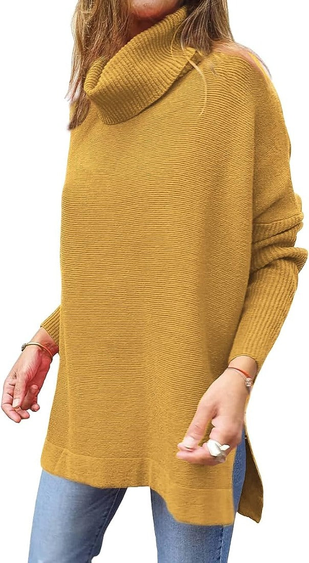 Oversized Turtleneck Sweater Top