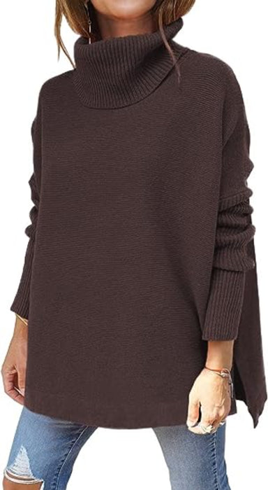 Oversized Turtleneck Sweater Top