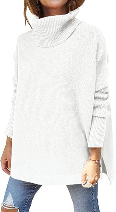 Turtleneck Oversized Sweater Top