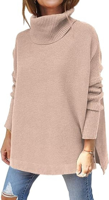 Turtleneck Oversized Sweater Top