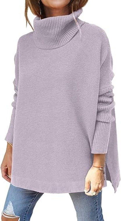 Turtleneck Oversized Sweater Top