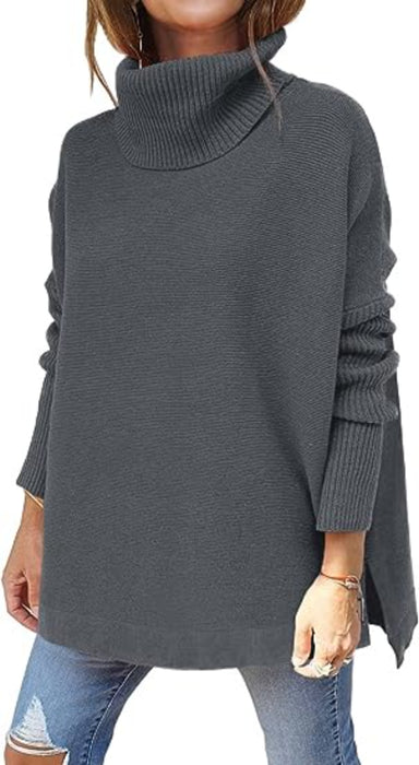 Turtleneck Oversized Sweater Top