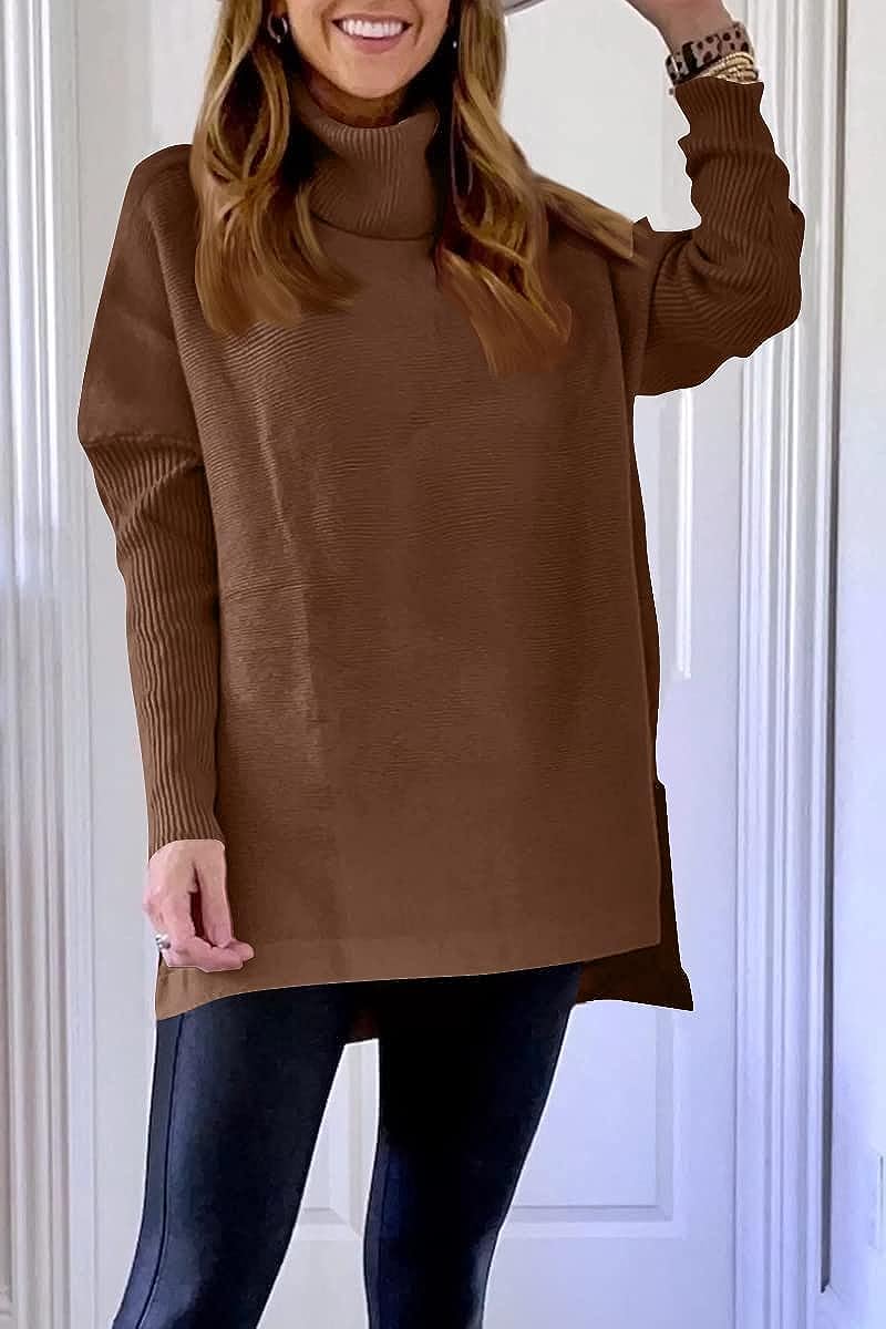 Turtleneck Oversized Sweater Top