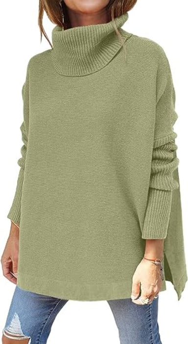 Turtleneck Oversized Sweater Top