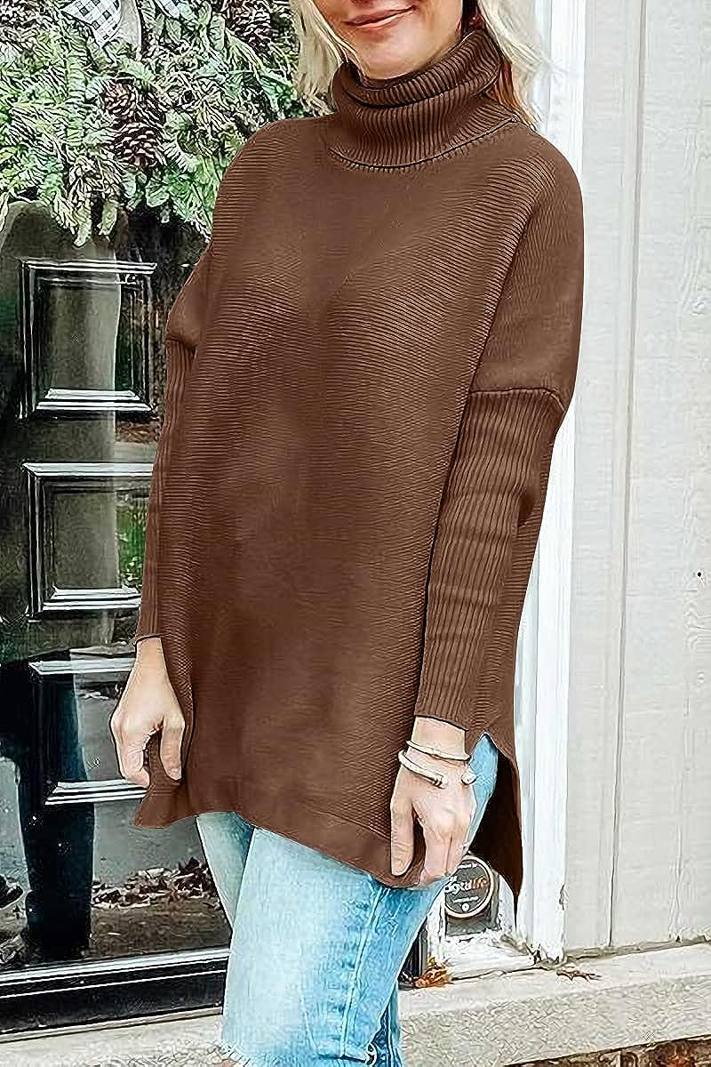 Turtleneck Oversized Sweater Top