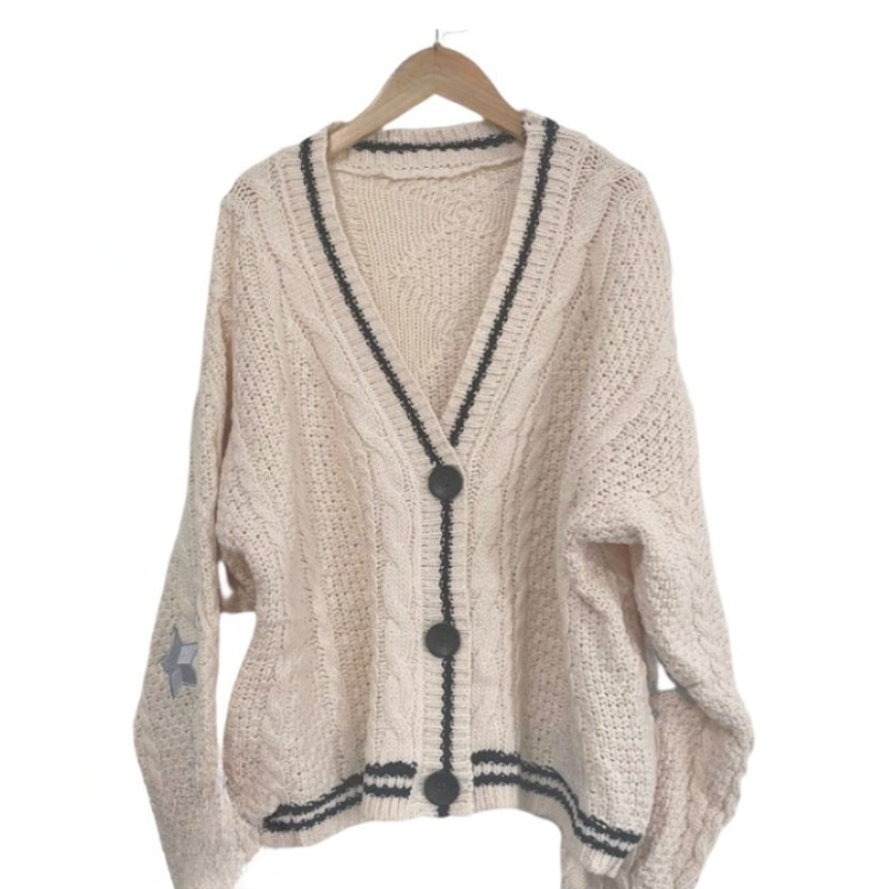 Loose Fit V Shape Sweater