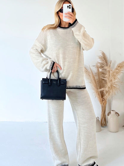 Winter Knitted Suit