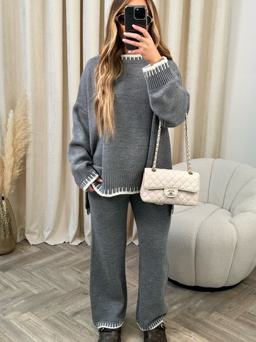 Winter Knitted Suit