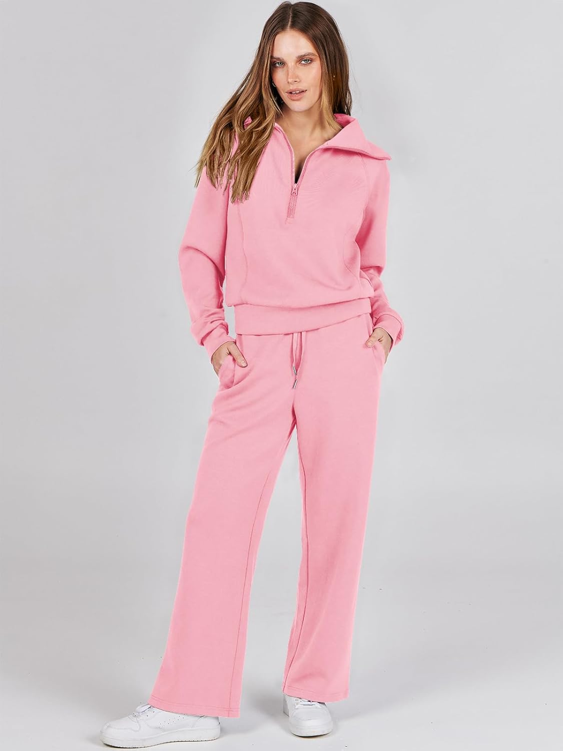 Women Oversized Sweatshirt And Sweatpants Set