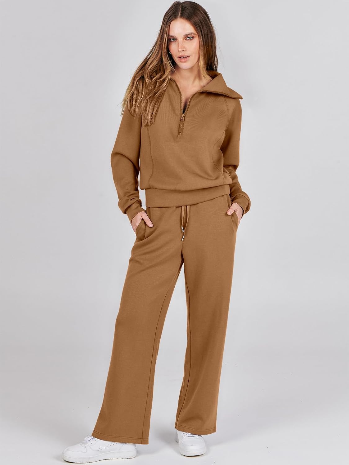 Women Oversized Sweatshirt And Sweatpants Set