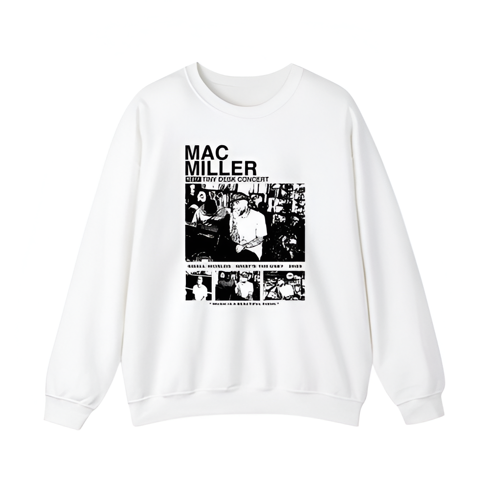 Music Inspired Graphic Sweatshirt For Everyday Style