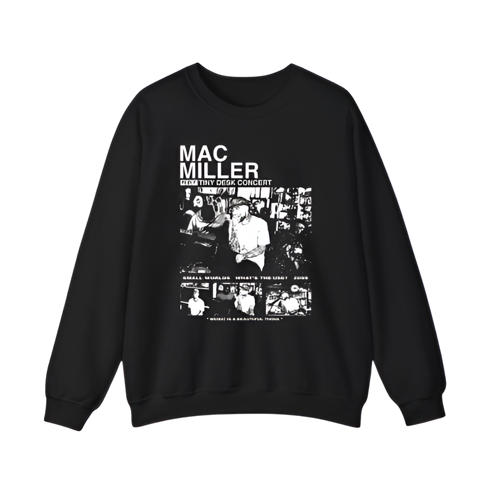 Music Inspired Graphic Sweatshirt For Everyday Style