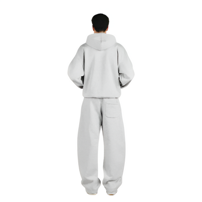 Zipper Hoodie And Sweatpants Set