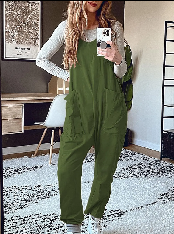 Women's Casual Wide Leg Jumpsuit