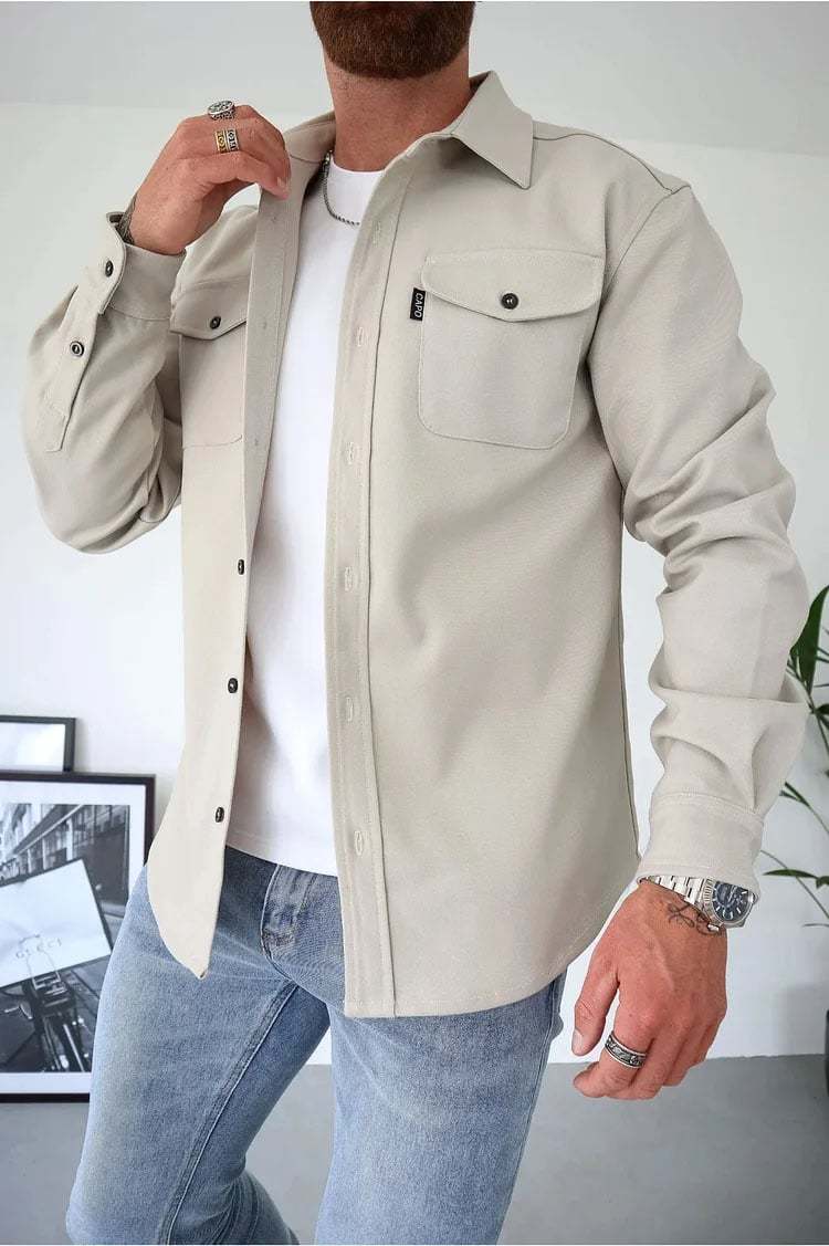 Button Down Shirt Jacket