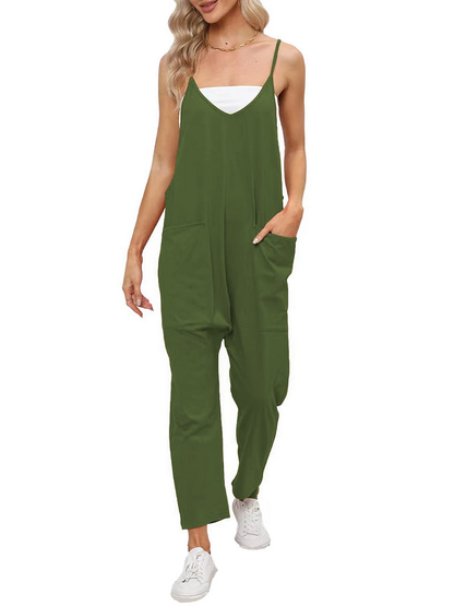 Women's Casual Wide Leg Jumpsuit