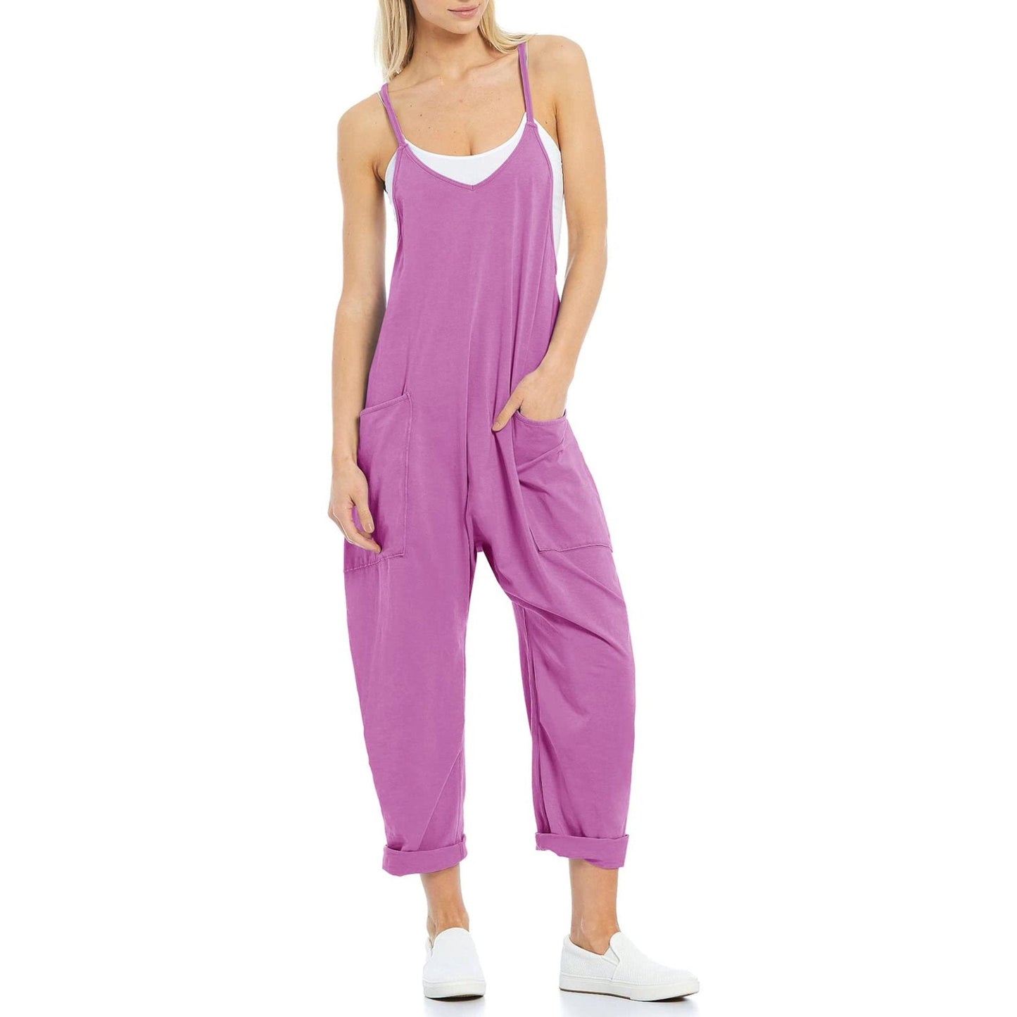 Women's Casual Wide Leg Jumpsuit